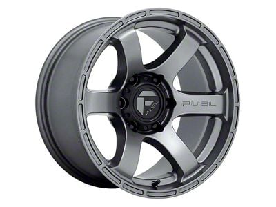 Fuel Wheels Rush Matte Gunmetal 6-Lug Wheel; 17x9; 1mm Offset (15-20 Tahoe)