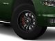 Fuel Wheels Sledge Matte Black with Gloss Black Lip 6-Lug Wheel; 18x8; 35mm Offset (15-20 Tahoe)