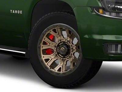 Fuel Wheels Traction Matte Bronze with Black Ring 6-Lug Wheel; 20x10; -18mm Offset (15-20 Tahoe)