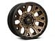 Fuel Wheels Traction Matte Bronze with Black Ring 6-Lug Wheel; 20x10; -18mm Offset (15-20 Tahoe)