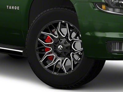 Fuel Wheels Twitch Gloss Black Milled 6-Lug Wheel; 20x10; -18mm Offset (15-20 Tahoe)