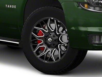 Fuel Wheels Twitch Gloss Black Milled 6-Lug Wheel; 20x9; 1mm Offset (15-20 Tahoe)