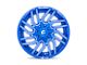 Fuel Wheels Typhoon Anodized Blue Milled 6-Lug Wheel; 22x12; -44mm Offset (15-20 Tahoe)