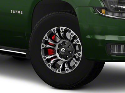 Fuel Wheels Vapor Matte Black with Gray Tint 6-Lug Wheel; 18x9; 1mm Offset (15-20 Tahoe)