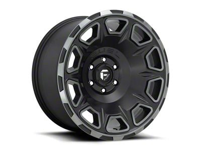 Fuel Wheels Vengeance Matte Black Double Dark Tint 6-Lug Wheel; 17x9; -12mm Offset (15-20 Tahoe)