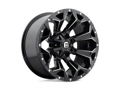 Fuel Wheels Assault Gloss Black Milled 6-Lug Wheel; 18x9; 1mm Offset (15-20 Yukon)