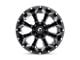 Fuel Wheels Assault Gloss Black Milled 6-Lug Wheel; 22x10; -18mm Offset (15-20 Yukon)
