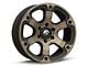 Fuel Wheels Beast Matte Black Double Dark Tint 6-Lug Wheel; 18x9; 19mm Offset (15-20 Yukon)