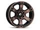 Fuel Wheels Beast Matte Black Machined with Dark Tint 6-Lug Wheel; 18x9; 1mm Offset (15-20 Yukon)