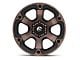 Fuel Wheels Beast Matte Black Machined with Dark Tint 6-Lug Wheel; 18x9; 1mm Offset (15-20 Yukon)