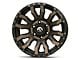 Fuel Wheels Blitz Matte Black with Dark Tint 6-Lug Wheel; 17x9; -12mm Offset (15-20 Yukon)