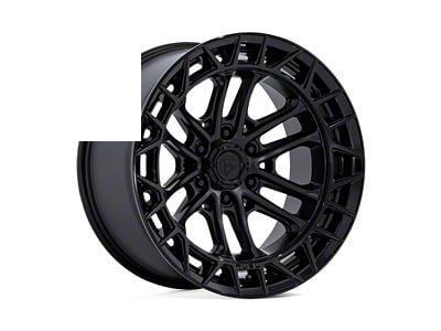 Fuel Wheels Celsius Matte Black with Gloss Black Lip 6-Lug Wheel; 20x10; -18mm Offset (15-20 Yukon)