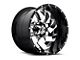 Fuel Wheels Cleaver Chrome with Gloss Black 6-Lug Wheel; 22x10; -13mm Offset (15-20 Yukon)