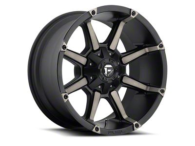 Fuel Wheels Coupler Matte Black Double Dark Tint 6-Lug Wheel; 18x9; 19mm Offset (15-20 Yukon)