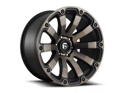 Fuel Wheels Diesel Matte Black Double Dark Tint 6-Lug Wheel; 20x9; 1mm Offset (15-20 Yukon)