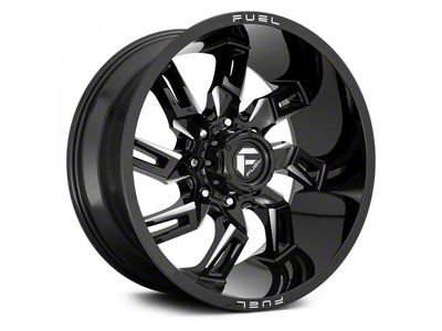 Fuel Wheels Lockdown Gloss Black Milled 6-Lug Wheel; 20x10; -18mm Offset (15-20 Yukon)