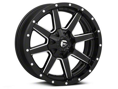 Fuel Wheels Maverick Gloss Black Milled 6-Lug Wheel; 20x9; 20mm Offset (15-20 Yukon)
