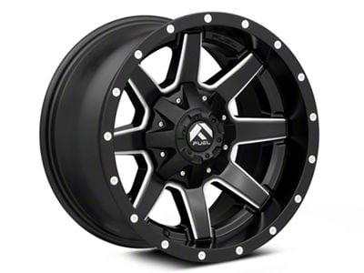 Fuel Wheels Maverick Matte Black Milled 6-Lug Wheel; 17x10; -24mm Offset (15-20 Yukon)