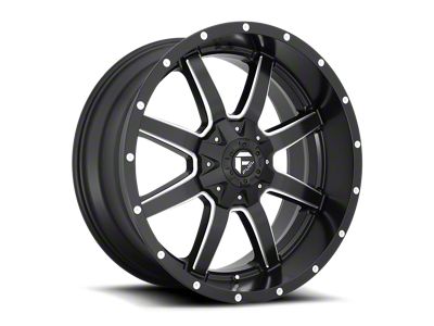 Fuel Wheels Maverick Matte Black Milled 6-Lug Wheel; 18x9; -13mm Offset (15-20 Yukon)