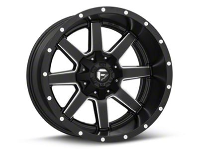 Fuel Wheels Maverick Matte Black Milled 6-Lug Wheel; 20x12; -44mm Offset (15-20 Yukon)