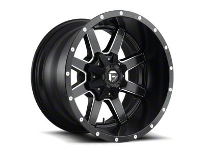 Fuel Wheels Maverick Matte Black Milled 6-Lug Wheel; 24x10; 20mm Offset (15-20 Yukon)