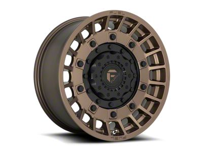 Fuel Wheels Militia Matte Bronze and Black 6-Lug Wheel; 17x9; -12mm Offset (15-20 Yukon)