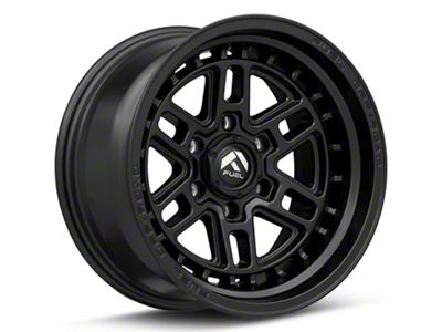 Fuel Wheels Nitro Matte Black 6-Lug Wheel; 17x9; 1mm Offset (15-20 Yukon)