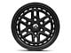 Fuel Wheels Nitro Matte Black 6-Lug Wheel; 17x9; 1mm Offset (15-20 Yukon)