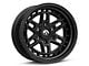 Fuel Wheels Nitro Matte Black 6-Lug Wheel; 17x9; 1mm Offset (15-20 Yukon)