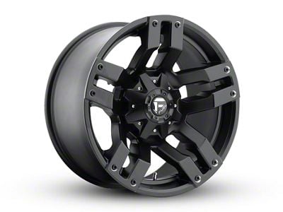 Fuel Wheels Pump Matte Black 6-Lug Wheel; 20x10; -24mm Offset (15-20 Yukon)