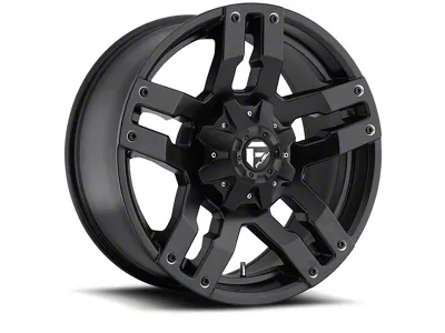 Fuel Wheels Pump Matte Black 6-Lug Wheel; 20x9; 20mm Offset (15-20 Yukon)