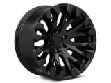 Fuel Wheels Quake Blackout 6-Lug Wheel; 20x10; -18mm Offset (15-20 Yukon)