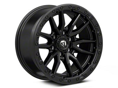 Fuel Wheels Rebel Matte Black 6-Lug Wheel; 22x12; -44mm Offset (15-20 Yukon)