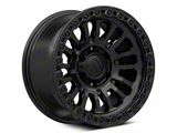 Fuel Wheels Rincon Matte Black with Gloss Black Lip 6-Lug Wheel; 20x9; 1mm Offset (15-20 Yukon)