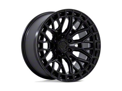Fuel Wheels Sigma Blackout with Gloss Black Lip 6-Lug Wheel; 20x10; -18mm Offset (15-20 Yukon)