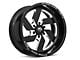Fuel Wheels Triton Gloss Black Milled 6-Lug Wheel; 20x9; 1mm Offset (15-20 Yukon)