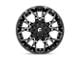 Fuel Wheels Twitch Glossy Black Milled 6-Lug Wheel; 22x12; -44mm Offset (15-20 Yukon)