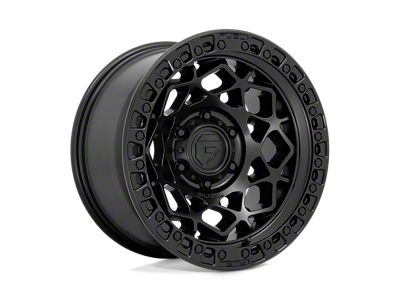Fuel Wheels Unit Matte Black with Matte Black Ring 6-Lug Wheel; 17x9; 1mm Offset (15-20 Yukon)