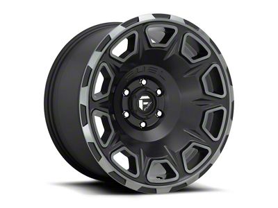 Fuel Wheels Vengeance Matte Black Double Dark Tint 6-Lug Wheel; 17x9; -12mm Offset (15-20 Yukon)