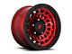 Fuel Wheels Zephyr Candy Red with Black Bead Ring 6-Lug Wheel; 18x9; -12mm Offset (15-20 Yukon)
