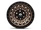 Fuel Wheels Zephyr Matte Bronze with Black Bead Ring 6-Lug Wheel; 17x9; 1mm Offset (15-20 Yukon)