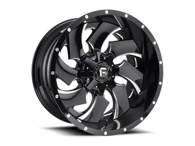 Fuel Wheels Cleaver Gloss Black Milled 8-Lug Wheel; 20x14; -75mm Offset (17-22 F-250 Super Duty)