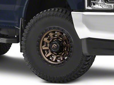 Fuel Wheels Covert Matte Bronze with Black Bead Ring 8-Lug Wheel; 17x9; 1mm Offset (17-22 F-250 Super Duty)