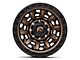 Fuel Wheels Covert Matte Bronze with Black Bead Ring 8-Lug Wheel; 18x9; -12mm Offset (17-22 F-250 Super Duty)
