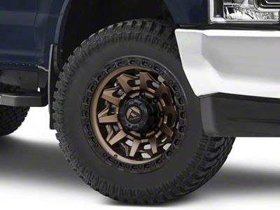 Fuel Wheels Covert Matte Bronze with Black Bead Ring 8-Lug Wheel; 20x10; -18mm Offset (17-22 F-250 Super Duty)