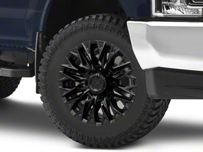 Fuel Wheels Flame Blackout 8-Lug Wheel; 20x10; -18mm Offset (17-22 F-250 Super Duty)