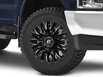 Fuel Wheels Flame Gloss Black Milled 8-Lug Wheel; 20x9; 1mm Offset (17-22 F-250 Super Duty)