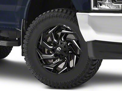 Fuel Wheels Reaction Gloss Black Milled 8-Lug Wheel; 20x10; -18mm Offset (17-22 F-250 Super Duty)