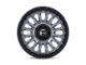 Fuel Wheels Rincon Matte Gunmetal with Black Lip 8-Lug Wheel; 20x10; -18mm Offset (17-22 F-250 Super Duty)