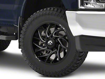 Fuel Wheels Runner Gloss Black Milled 8-Lug Wheel; 20x9; 1mm Offset (17-22 F-250 Super Duty)